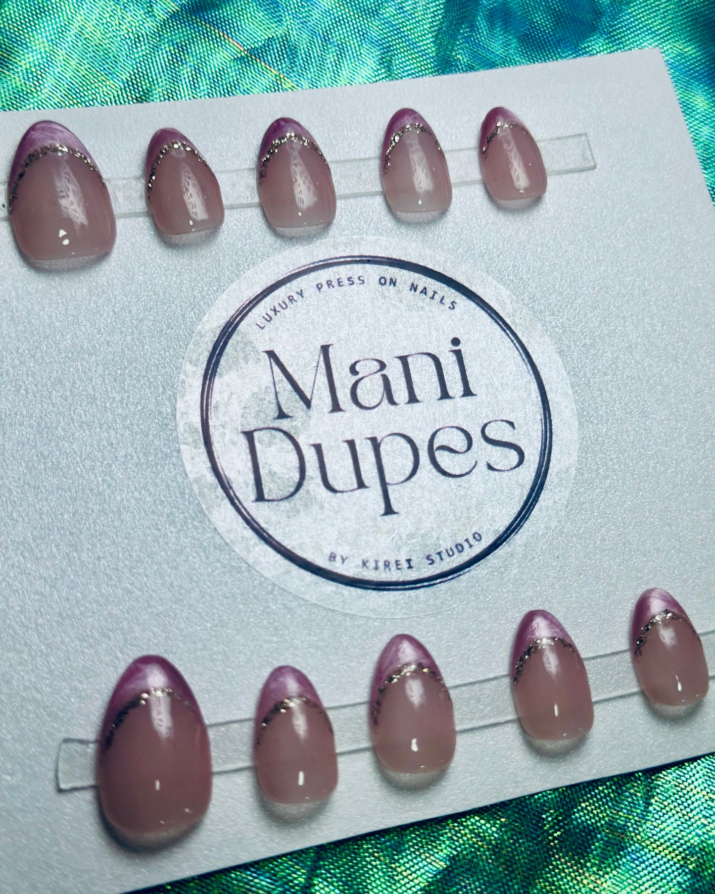 Chic Rosé RTS (Press-On Nails hechas a Mano)