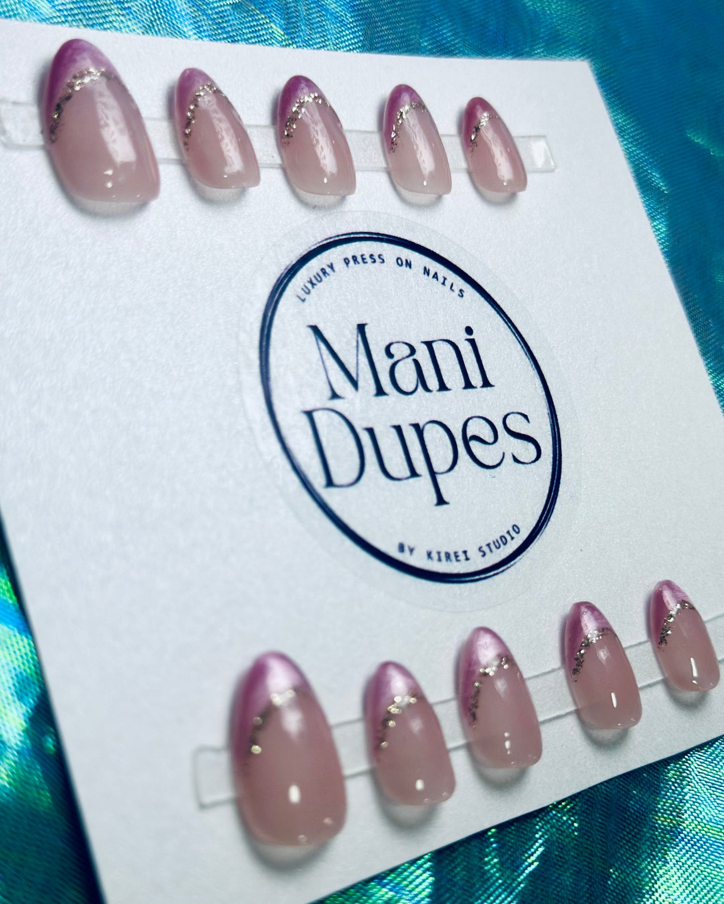 Chic Rosé RTS (Press-On Nails hechas a Mano)